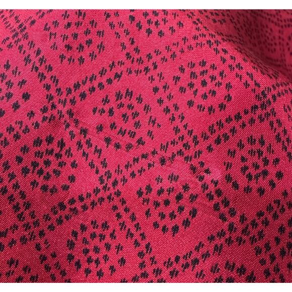 Carole Little Women’s Size 12 Silk Pink Black Print Blouse Button Front READ - Picture 9 of 11